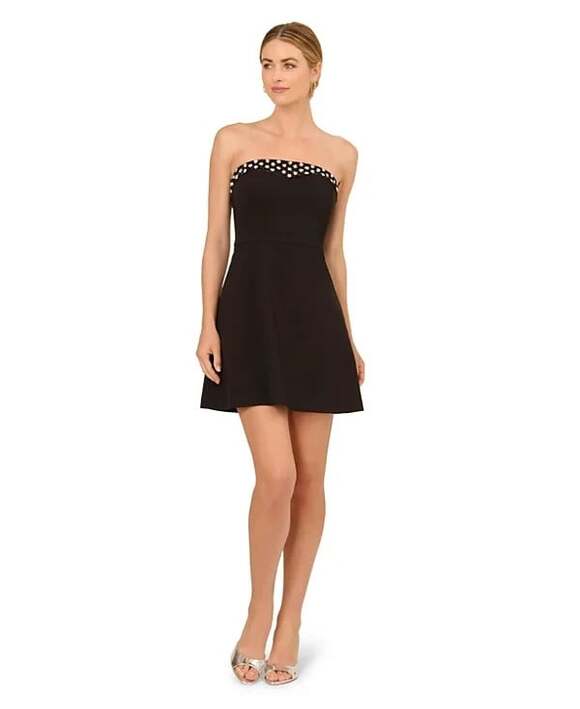 Adrianna Papell Dresses & Skirts - NEW Adrianna Papell Women's 10 Crepe Fit & Flare Mini Dress • Reg Price $370